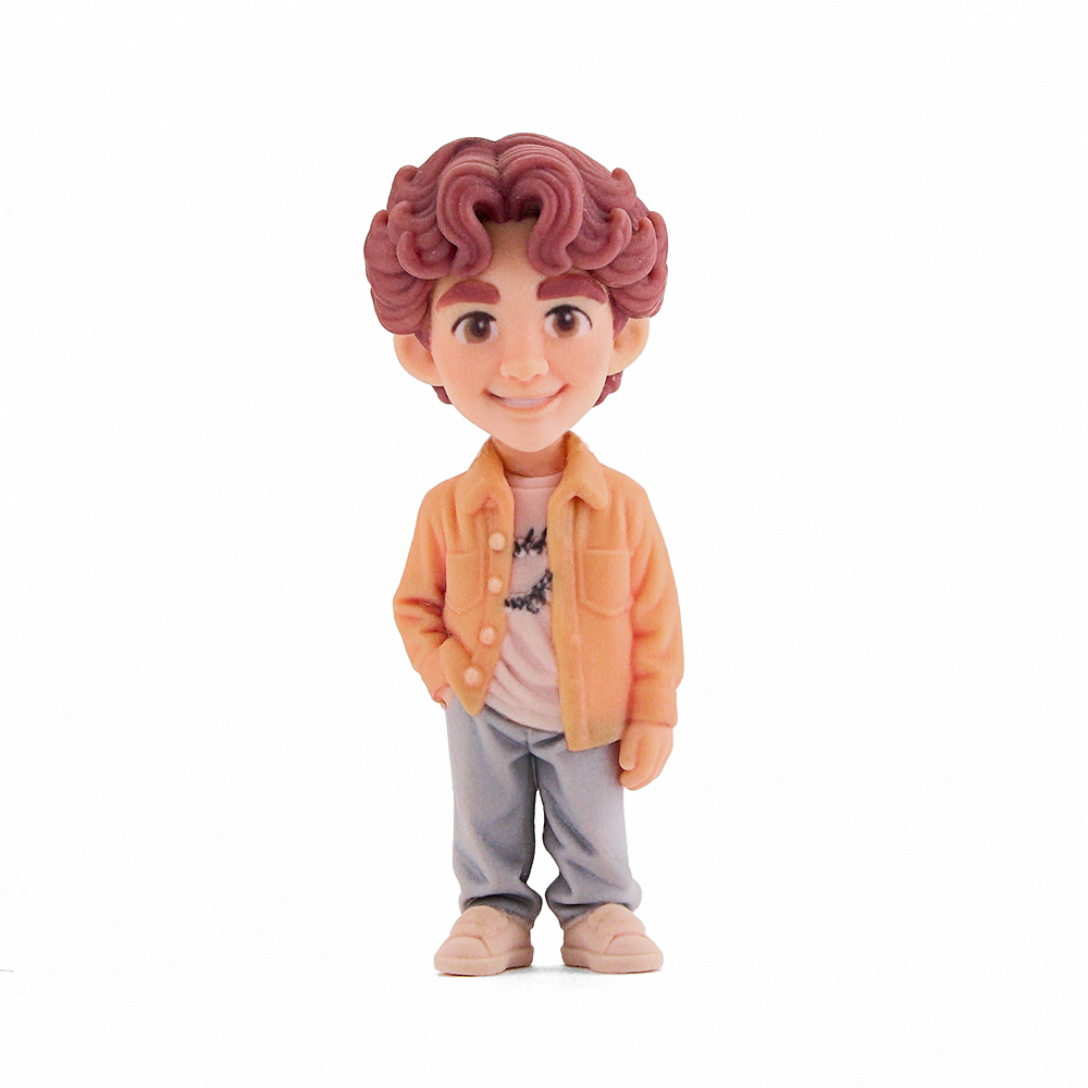 Figurine Articulée 3d Personnalisée : Transformez Votre Photo En Un Cadeau Unique Pour La Fête Des Pères, Pour Papa Ou Grand-père. - votrecollierprenomfr