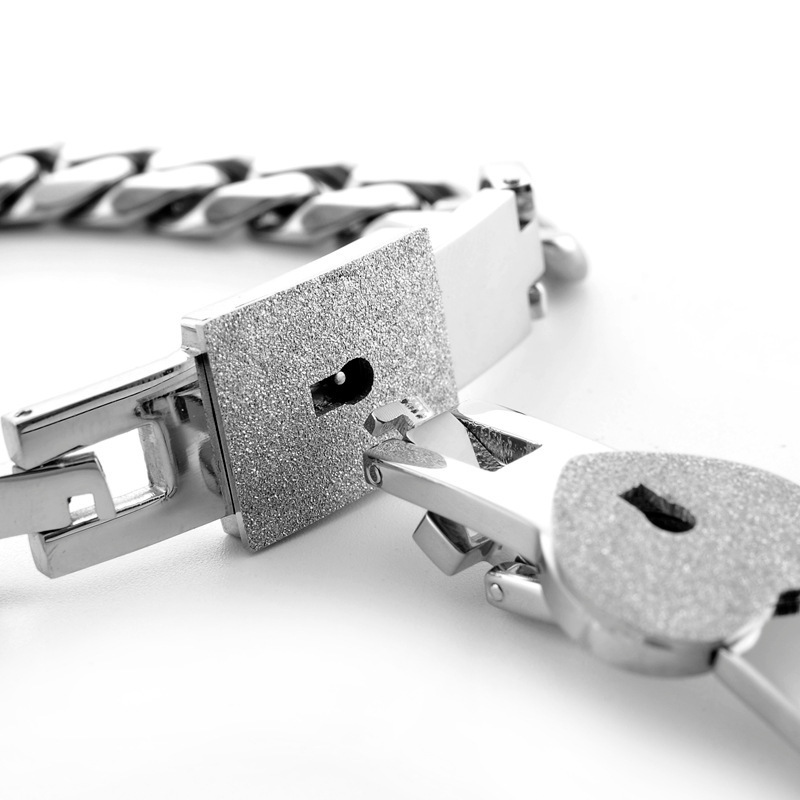 Bracelets De Couple À Clé Secrète Bracelets Exclusifs Love Lock Verrouillez Et Déverrouillez Votre Ensemble D'amour - votrecollierprenomfr