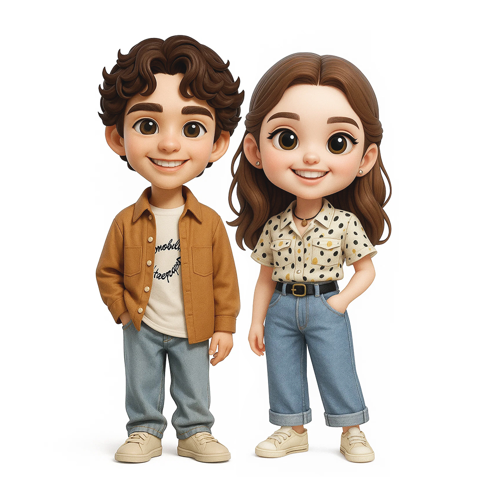 Figurine Articulée 3d Personnalisée. Transformez Votre Photo En Un Cadeau Unique Pour Votre Père. - votrecollierprenomfr
