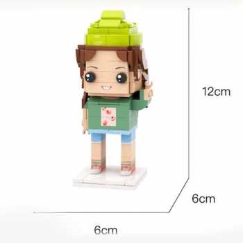 Figurines En Brique Personnalisées Corps Complet Personnalisable 1 Personne Meilleurs Cadeaux Pour La Fête Des Pères - votrecollierprenomfr