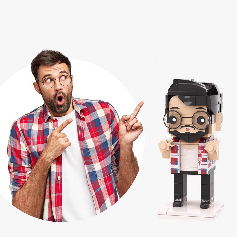 Corps Complet Personnalisable 1 Personne, Bloc De Têtes Personnalisé, Cadeau Pour Enfants (non Assemblé) - votrecollierprenomfr