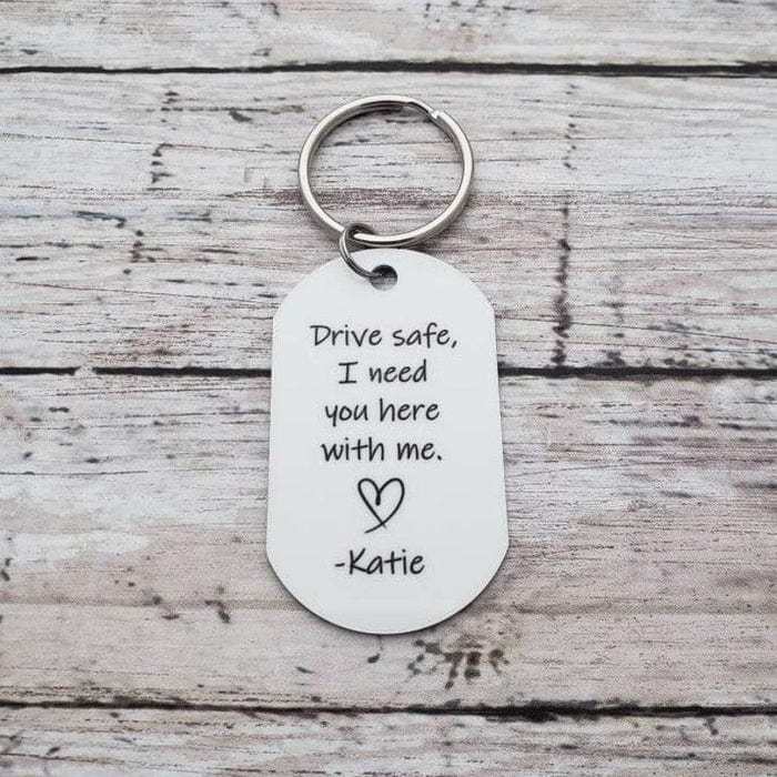 Porte-clés Photo Personnalisé Avec Nom Cadeaux De Fête Des Pères Pour Papa - votrecollierprenomfr