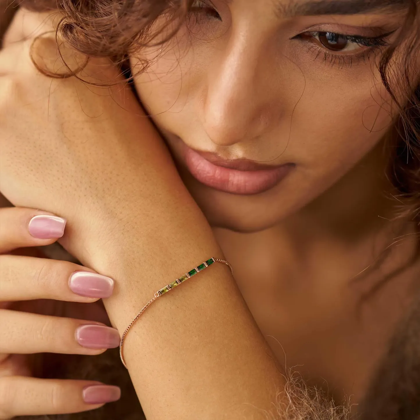 Bracelet Baguette Personnalisé Avec Pierre De Naissance - Bracelet Délicat Avec Pierre De Naissance Familiale - Bracelet Moderne Avec Pierre De Naissance - Cadeau De Noël Pour Elle - votrecollierprenomfr