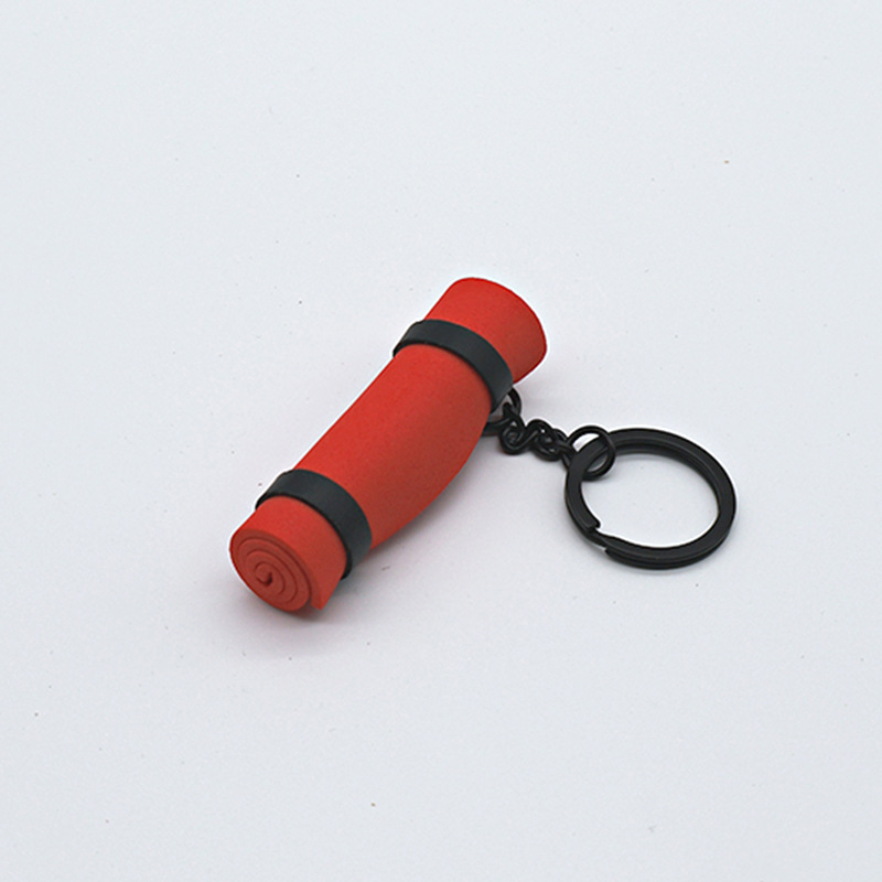 Mini Tapis De Yoga Roulé Porte-clés Mignon Tapis De Yoga Roulé Porte-clés Fitness Motivation Charme Pour Sacs De Sport - votrecollierprenomfr