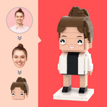 Figurines De Médecins En Chef Personnalisées, Petit Bloc De Particules, Jouet Personnalisable, Cadeaux Artistiques En Brique - votrecollierprenomfr