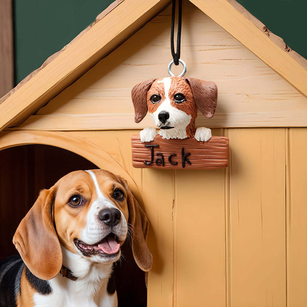 Aimants De Réfrigérateur Pour Animaux De Compagnie Personnalisés, Fabriqués À La Main, Décor De Réfrigérateur En Argile Personnalisé Pour Les Amoureux Des Animaux De Compagnie - votrecollierprenomfr