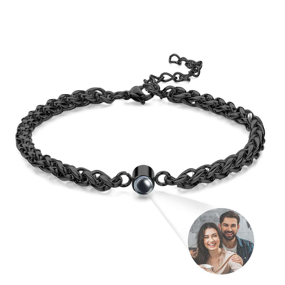 Bracelet De Projection Personnalisé En Os De Dragon, Cadeau Simple - votrecollierprenomfr