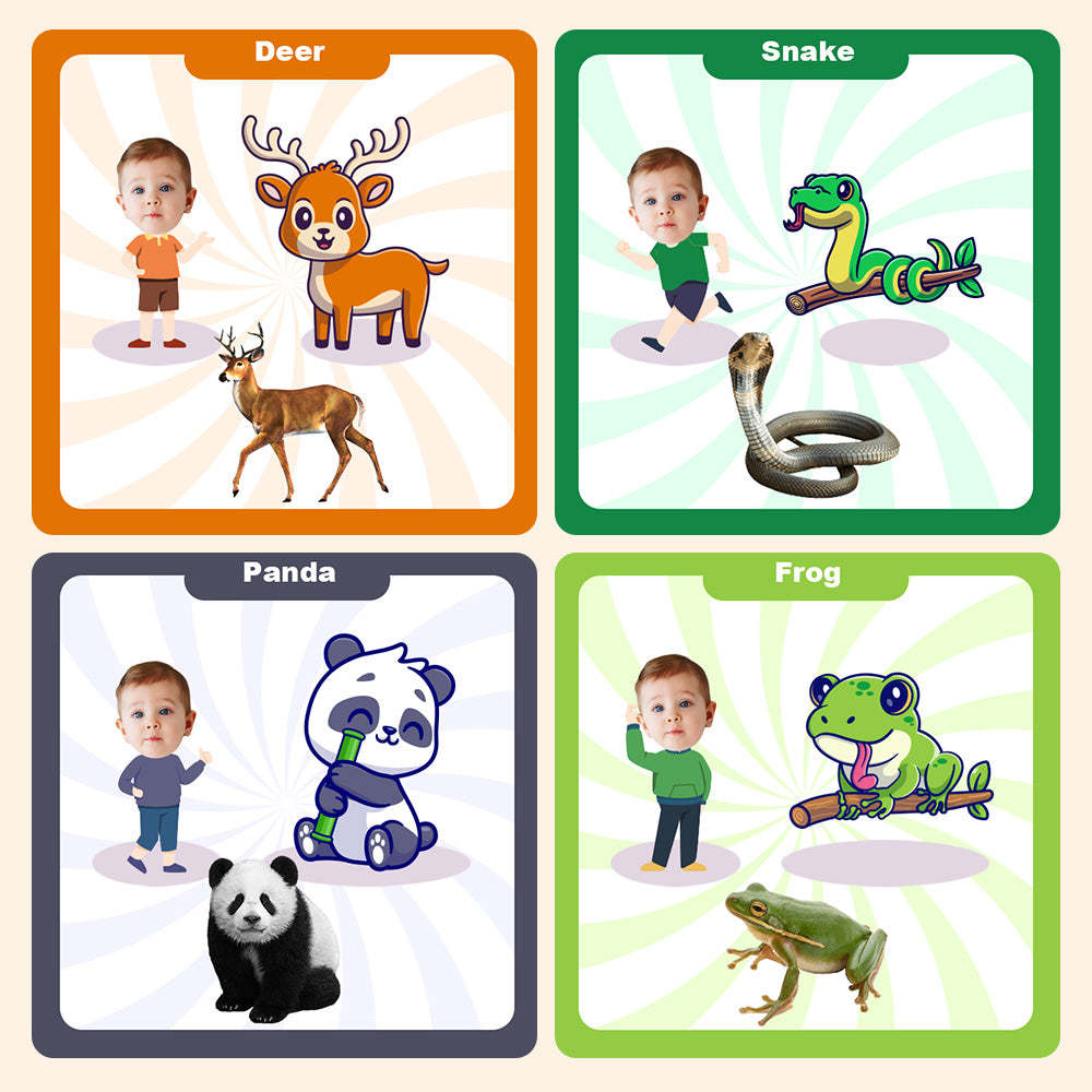 Livre De Première Occupation De Bébé Cadeaux Personnalisés Avec Nom Et Visage Pour Bébé - votrecollierprenomfr