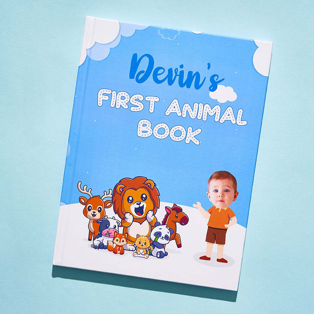 Livre De Première Occupation De Bébé Cadeaux Personnalisés Avec Nom Et Visage Pour Bébé - votrecollierprenomfr