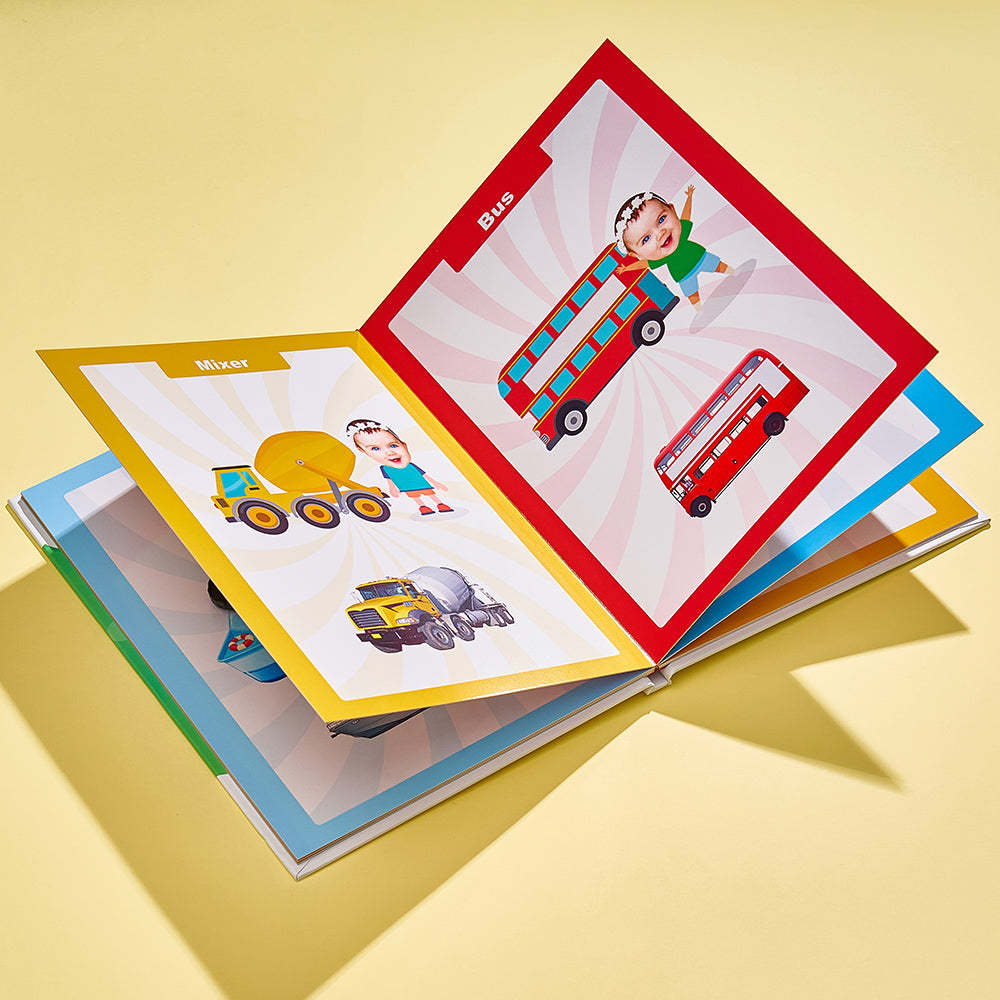 Livre De Première Occupation De Bébé Cadeaux Personnalisés Avec Nom Et Visage Pour Bébé - votrecollierprenomfr