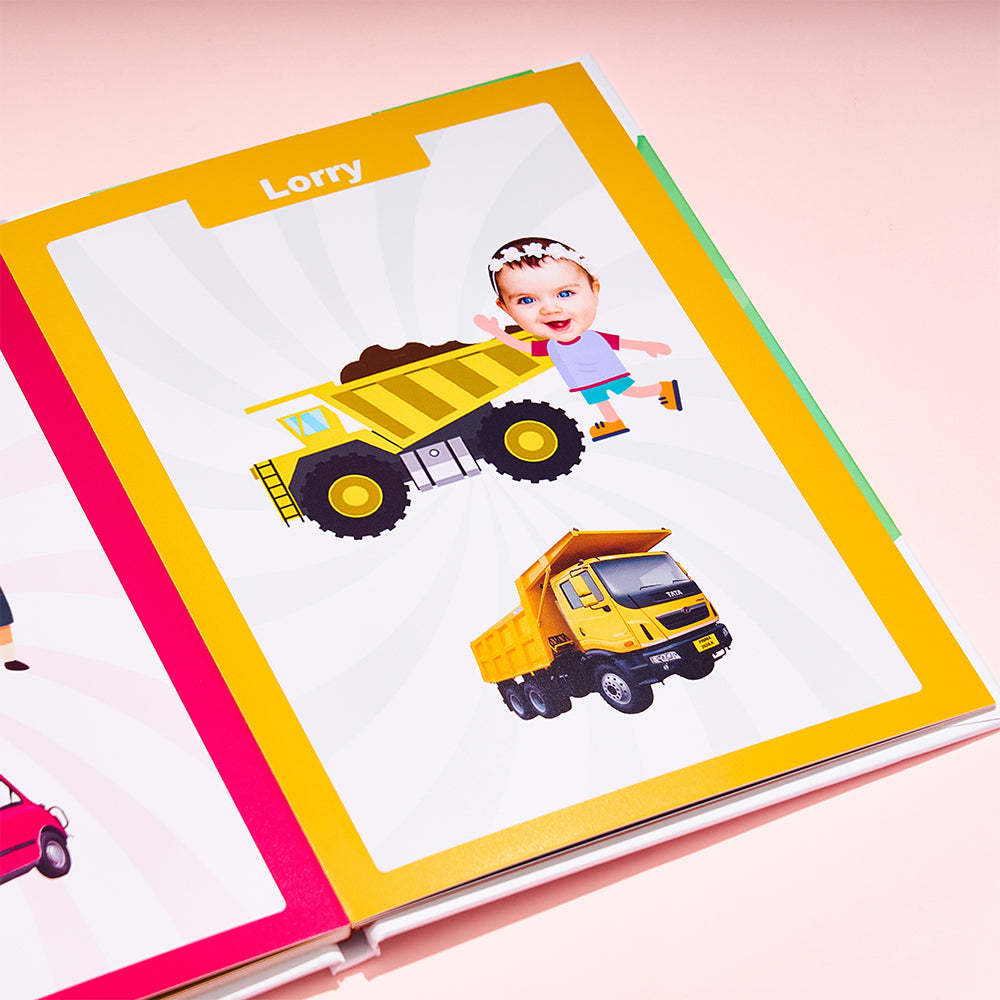 Livre De Première Occupation De Bébé Cadeaux Personnalisés Avec Nom Et Visage Pour Bébé - votrecollierprenomfr