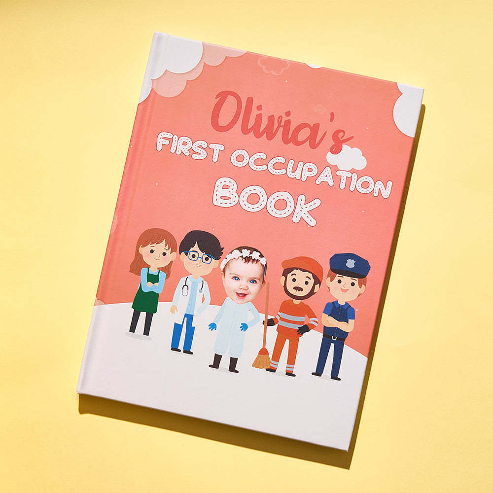 Livre De Première Occupation De Bébé Cadeaux Personnalisés Avec Nom Et Visage Pour Bébé - votrecollierprenomfr