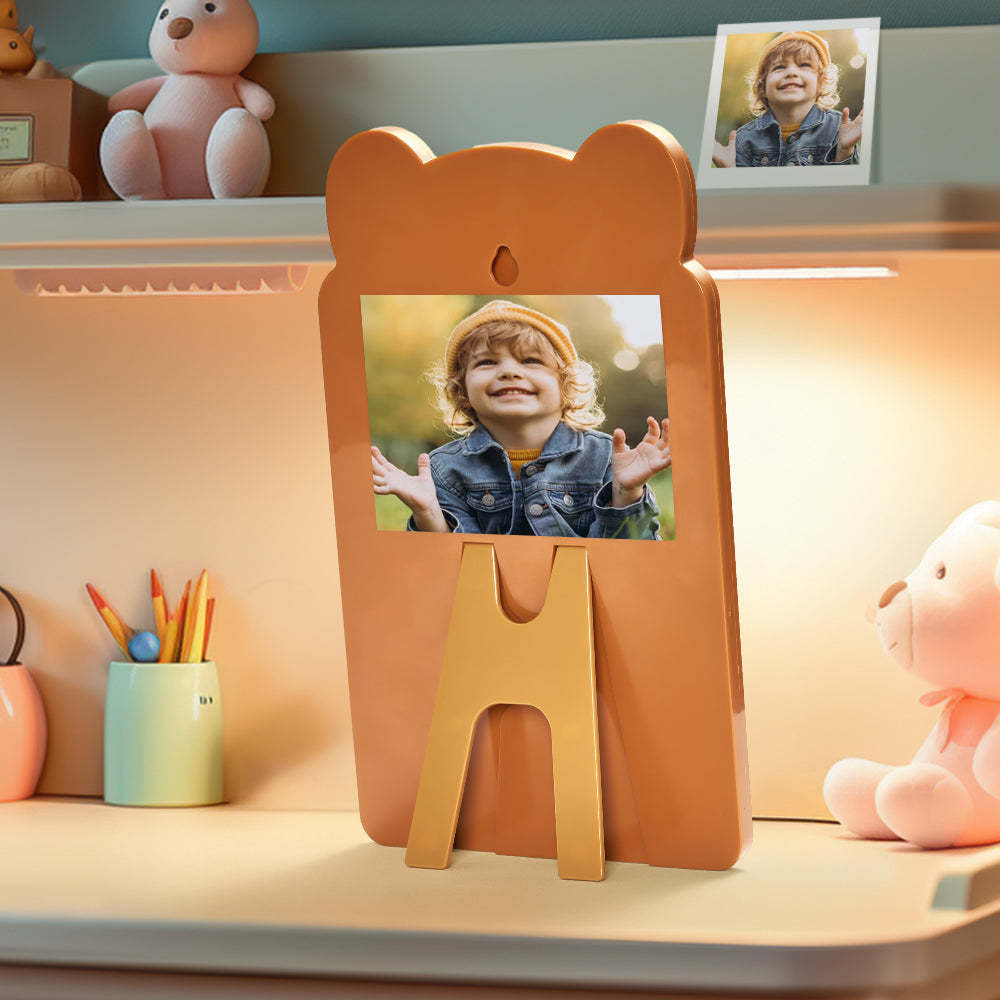 Texte Personnalisé Et Photo Ours Tableau De Routine Quotidienne Cadeaux Pour Les Enfants - votrecollierprenomfr
