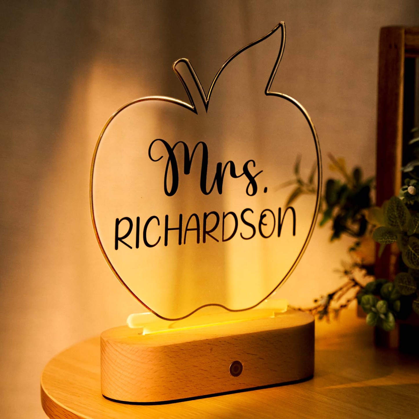 Cadeaux Personnalisés Pour Les Enseignants - Cadeau Pour L’enseignant - Cadeaux De Rentrée Scolaire - Panneau D’enseignant Pour Le Bureau - Décor De Salle De Classe Personnalisé - Plaque Signalétique De Bureau - votrecollierprenomfr