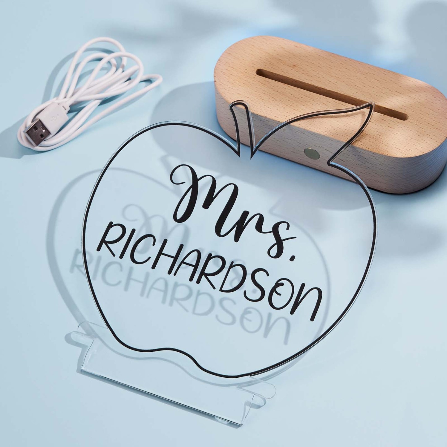 Cadeaux Personnalisés Pour Les Enseignants - Cadeau Pour L’enseignant - Cadeaux De Rentrée Scolaire - Panneau D’enseignant Pour Le Bureau - Décor De Salle De Classe Personnalisé - Plaque Signalétique De Bureau - votrecollierprenomfr