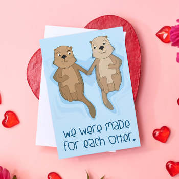 Carte De Saint-valentin D'animaux Mignons Et Drôles - votrecollierprenomfr