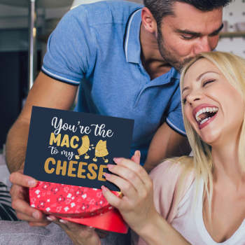 Tu Es Le Mac À Mon Fromage Carte De Vœux Drôle Pour La Saint-valentin - votrecollierprenomfr