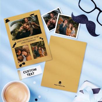 Custom greeting card  Father's day greeting cards for father 
