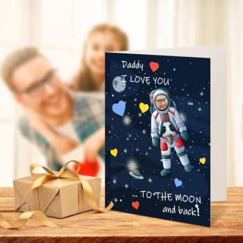 Custom greeting card  Father's day greeting cards for father 