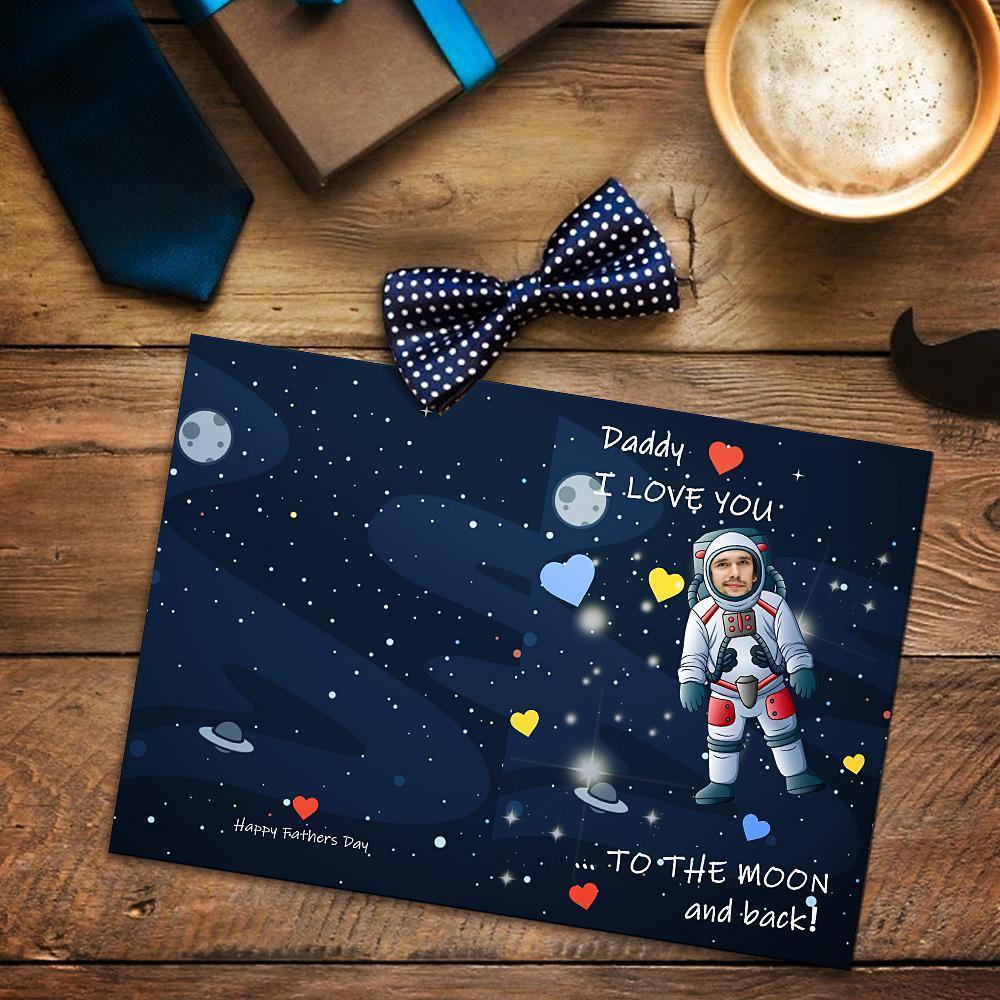 Custom greeting card  Father's day greeting cards for father 