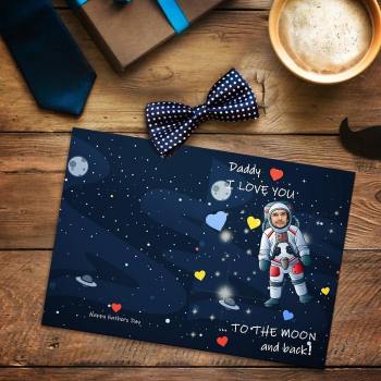 Custom greeting card  Father's day greeting cards for father 