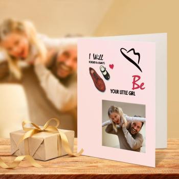 Custom greeting card  Father's day greeting cards for father 
