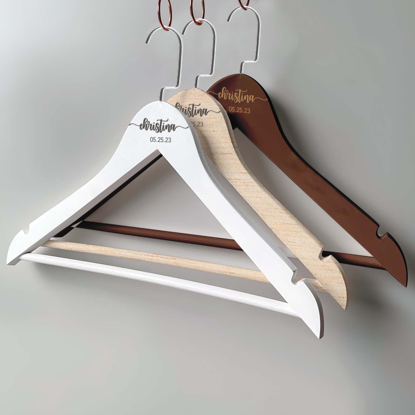 Cintres Personnalisés De Demoiselle D'honneur, Cintre De Mariage, Cintre Personnalisé En Bois Gravé, Cintre De Robe De Mariée, Cintres De Nom De Mariage - votrecollierprenomfr