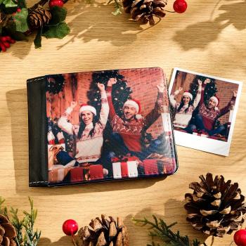 Portefeuille Photo Personnalisé Portefeuille Photo Personnalisé Recto-verso Cadeaux De Noël - votrecollierprenomfr