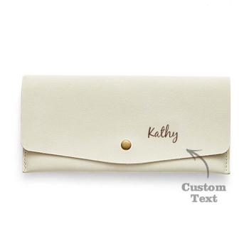 Cadeau Personnalisé De Demoiselles D’honneur Slim Distressed Leather Portefeuille Pour Femmes En Cuir Sac À Main Portefeuille Cadeau Pour Elle - votrecollierprenomfr