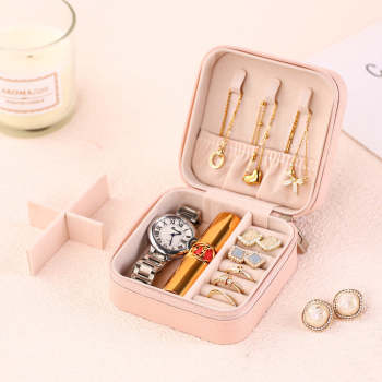 Boîte À Bijoux Personnalisée En Forme De Fleur De Naissance, Organisateur De Bijoux En Cuir Personnalisé, Cadeau De Rangement Pour Elle - votrecollierprenomfr