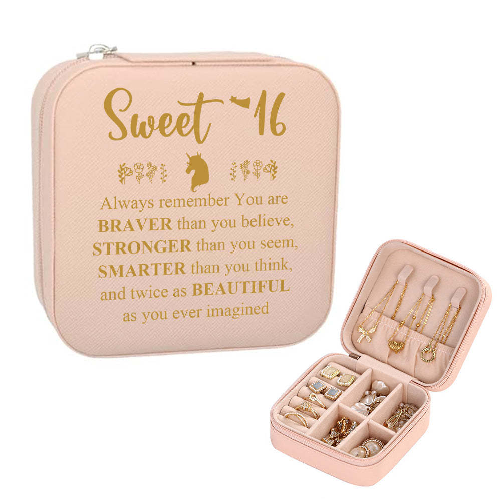 Boîte À Bijoux Personnalisée, Organisateur De Bijoux Personnalisé, Cadeau De Rangement Pour Elle - votrecollierprenomfr