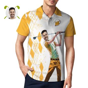 Polo Personnalisé Pour Hommes, Prévision Du Week-end, Polo De Bière Et De Golf Pour Les Amateurs De Bière - votrecollierprenomfr