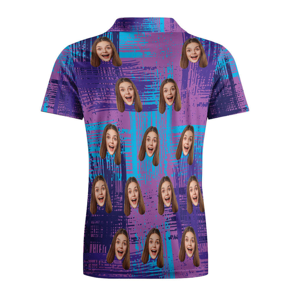 Polos Personnalisés Personnalisés Pour Hommes, Polo À Manches Courtes, Chemise De Golf Colorée, Cadeau Pour Lui - votrecollierprenomfr