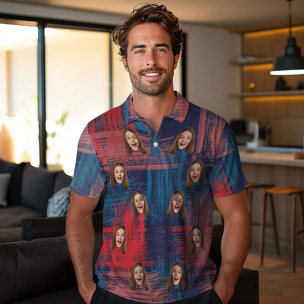 Polos Personnalisés Personnalisés Pour Hommes, Polo À Manches Courtes, Chemise De Golf Colorée, Cadeau Pour Lui - votrecollierprenomfr