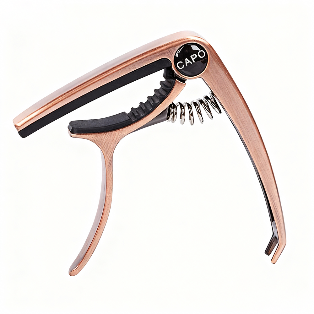 Capodastre De Guitare En Métal Personnalisé Avec Effet Bois, Message Personnalisé, Médiator Gravé, Cadeau D'anniversaire Ou De Fête Des Pères Pour Guitaristes - votrecollierprenomfr