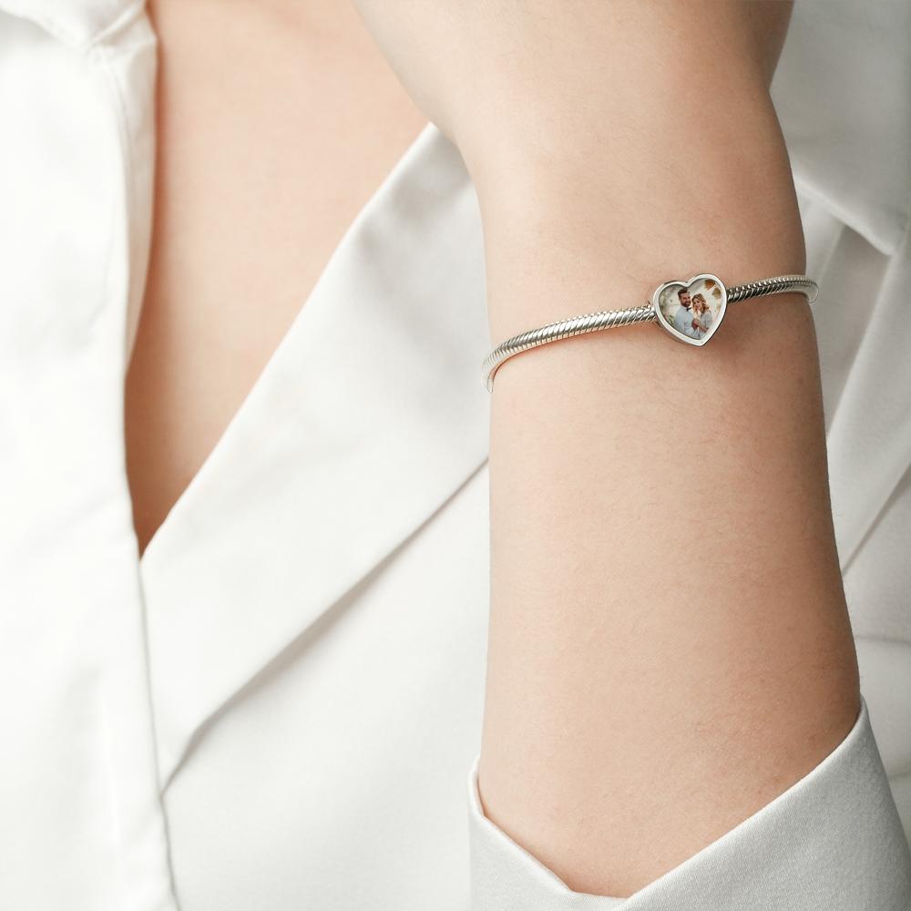 Breloque Fleur De Naissance À Graver, Joli Coeur, Cadeau D'anniversaire - votrecollierprenomfr