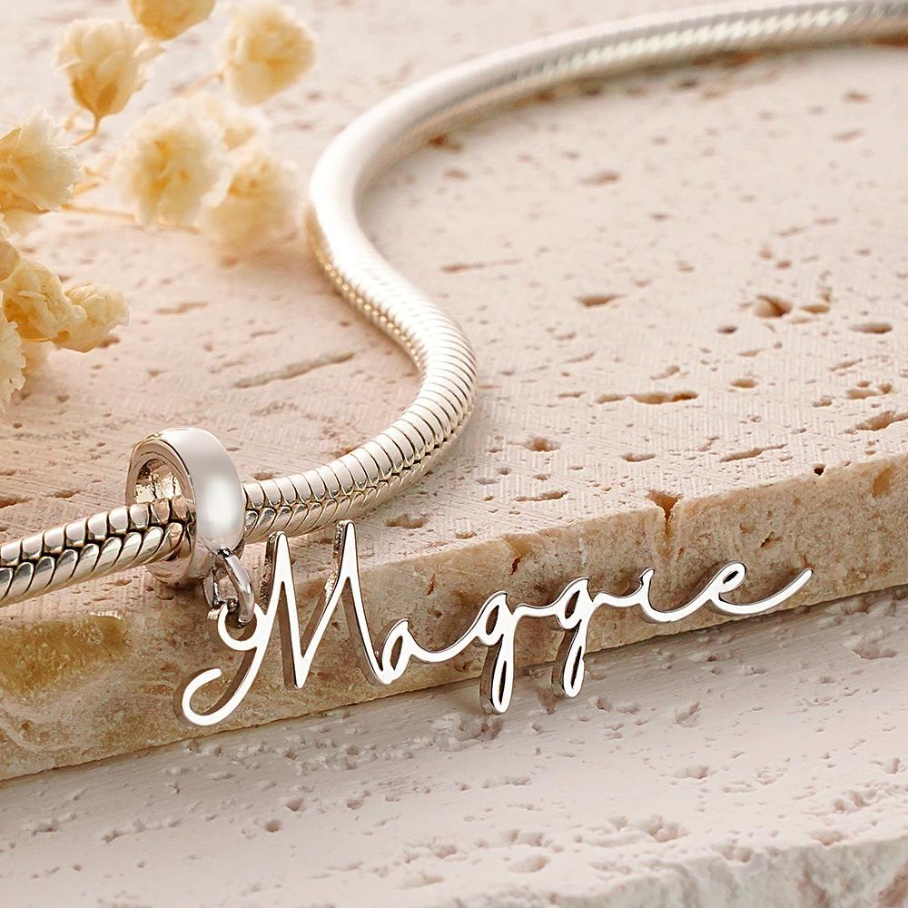 Breloque Avec Nom Personnalisé, Pendentif À La Mode, Accessoire De Bijoux, Cadeaux Pour Elle - votrecollierprenomfr