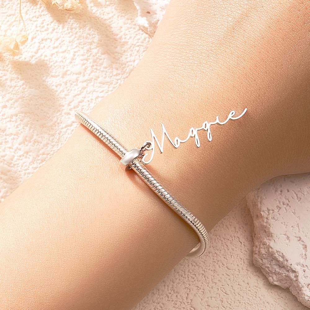 Breloque Avec Nom Personnalisé, Pendentif À La Mode, Accessoire De Bijoux, Cadeaux Pour Elle - votrecollierprenomfr
