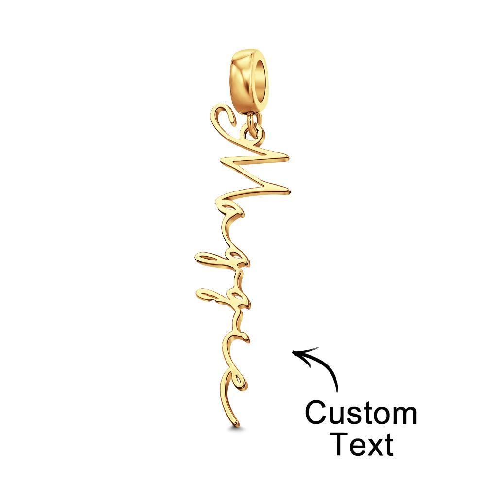 Breloque Avec Nom Personnalisé, Pendentif À La Mode, Accessoire De Bijoux, Cadeaux Pour Elle - votrecollierprenomfr