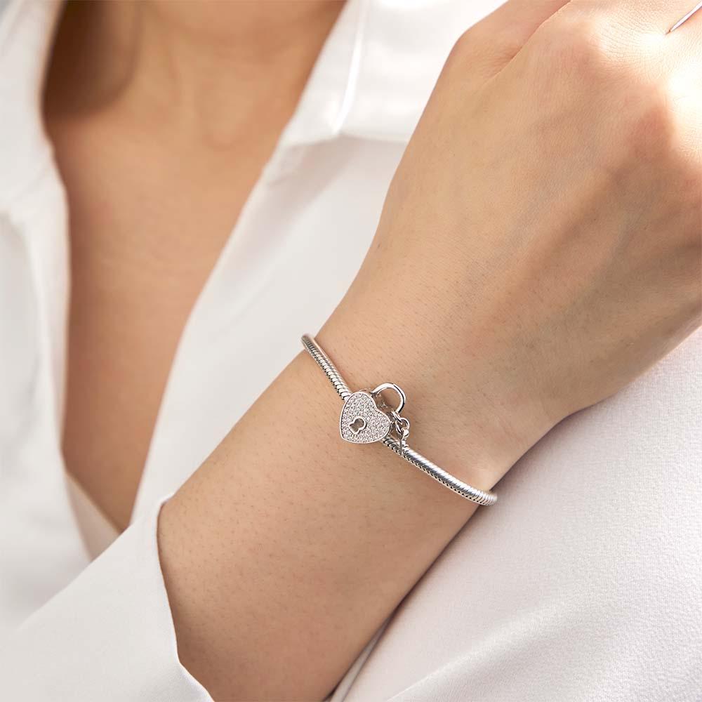 Breloque Photo Personnalisée, Pendentif Clé En Forme De Cœur D'amour, Cadeaux Uniques Pour Elle - votrecollierprenomfr
