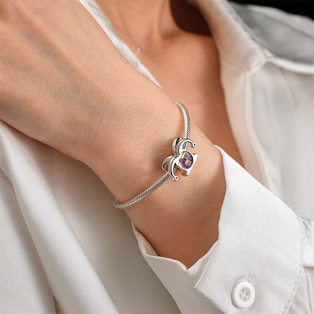 Couronne De Perles De Charme Photo Personnalisée - votrecollierprenomfr