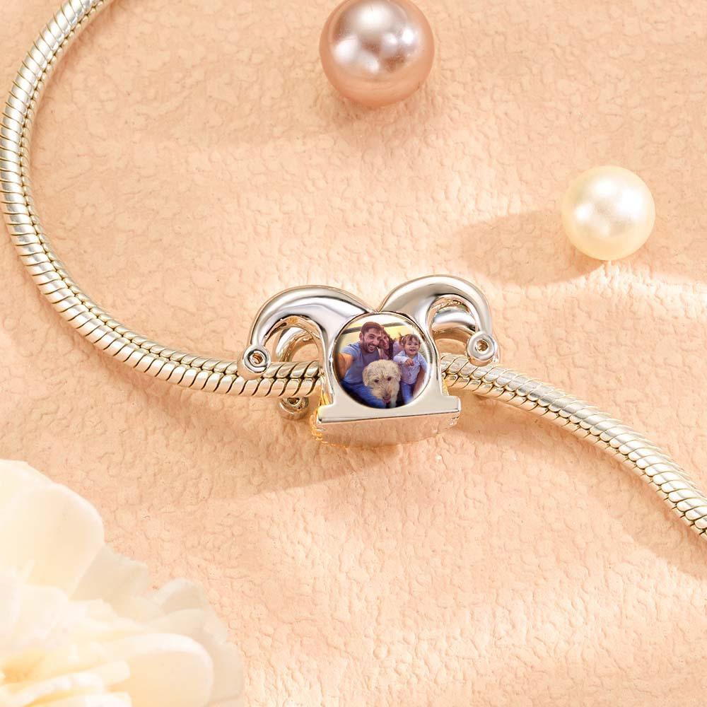 Couronne De Perles De Charme Photo Personnalisée - votrecollierprenomfr
