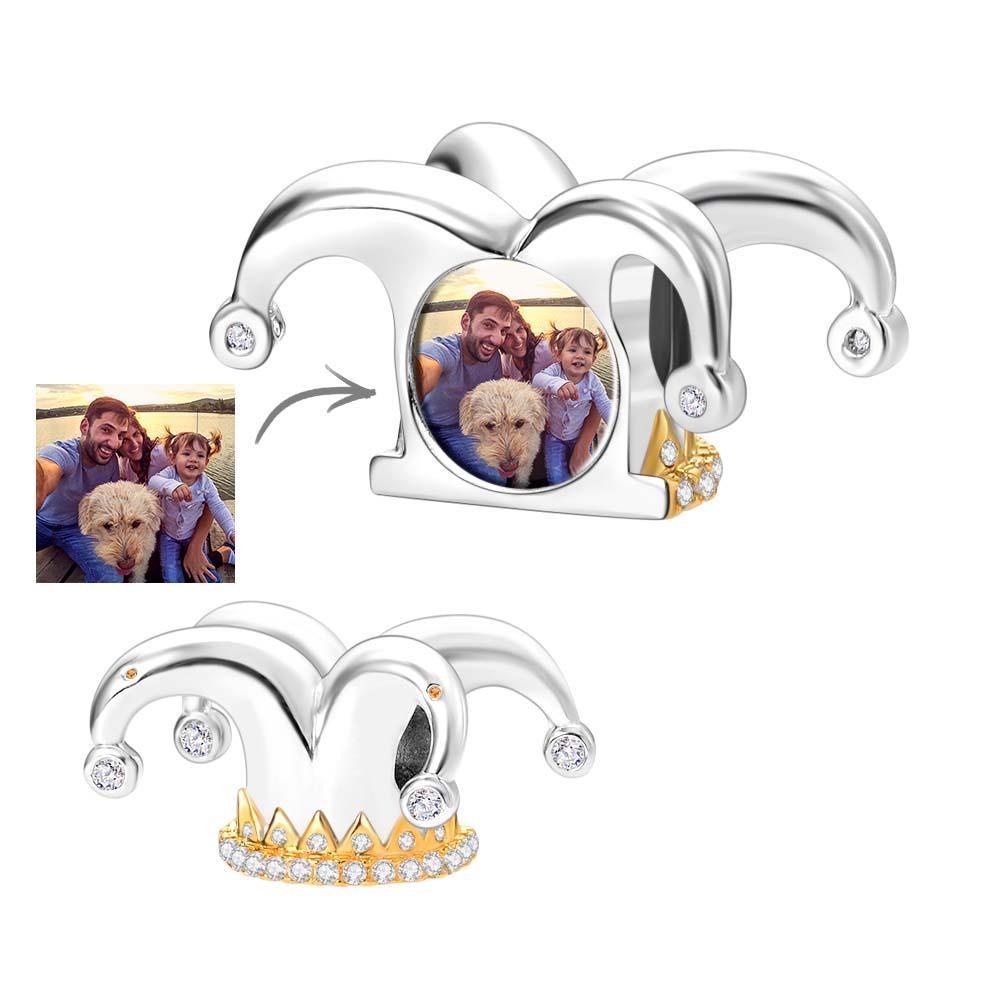 Couronne De Perles De Charme Photo Personnalisée - votrecollierprenomfr