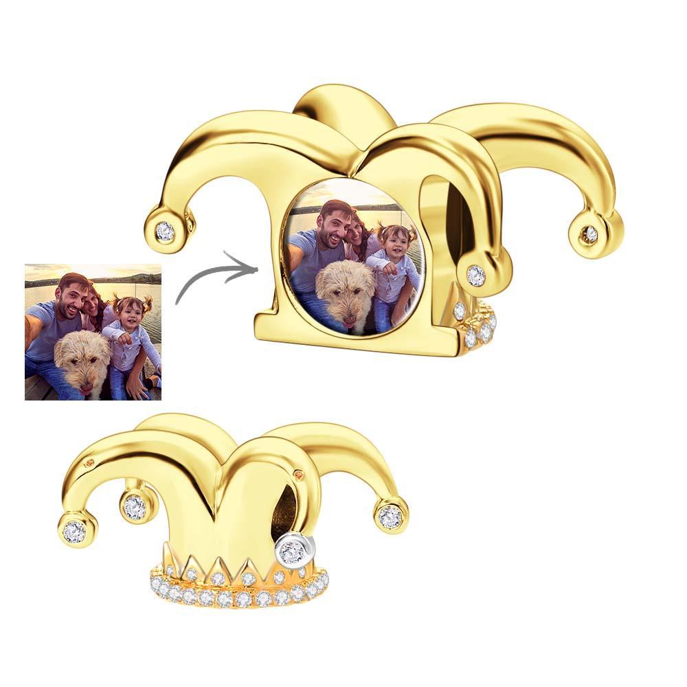Couronne De Perles De Charme Photo Personnalisée - votrecollierprenomfr