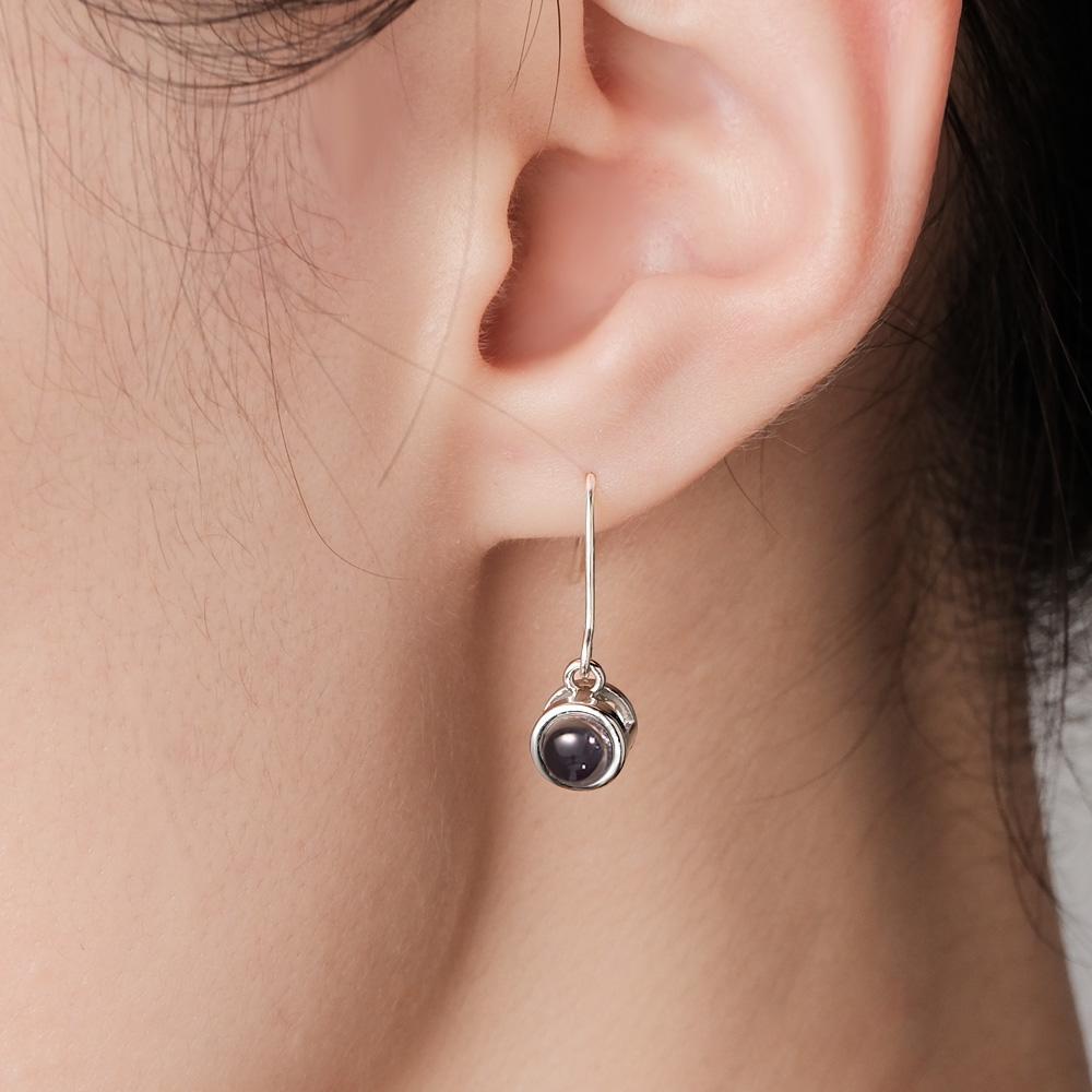 Boucle D'oreille De Projection De Photo Personnalisée, Pendentif Moderne Et Élégant, Cadeaux - votrecollierprenomfr