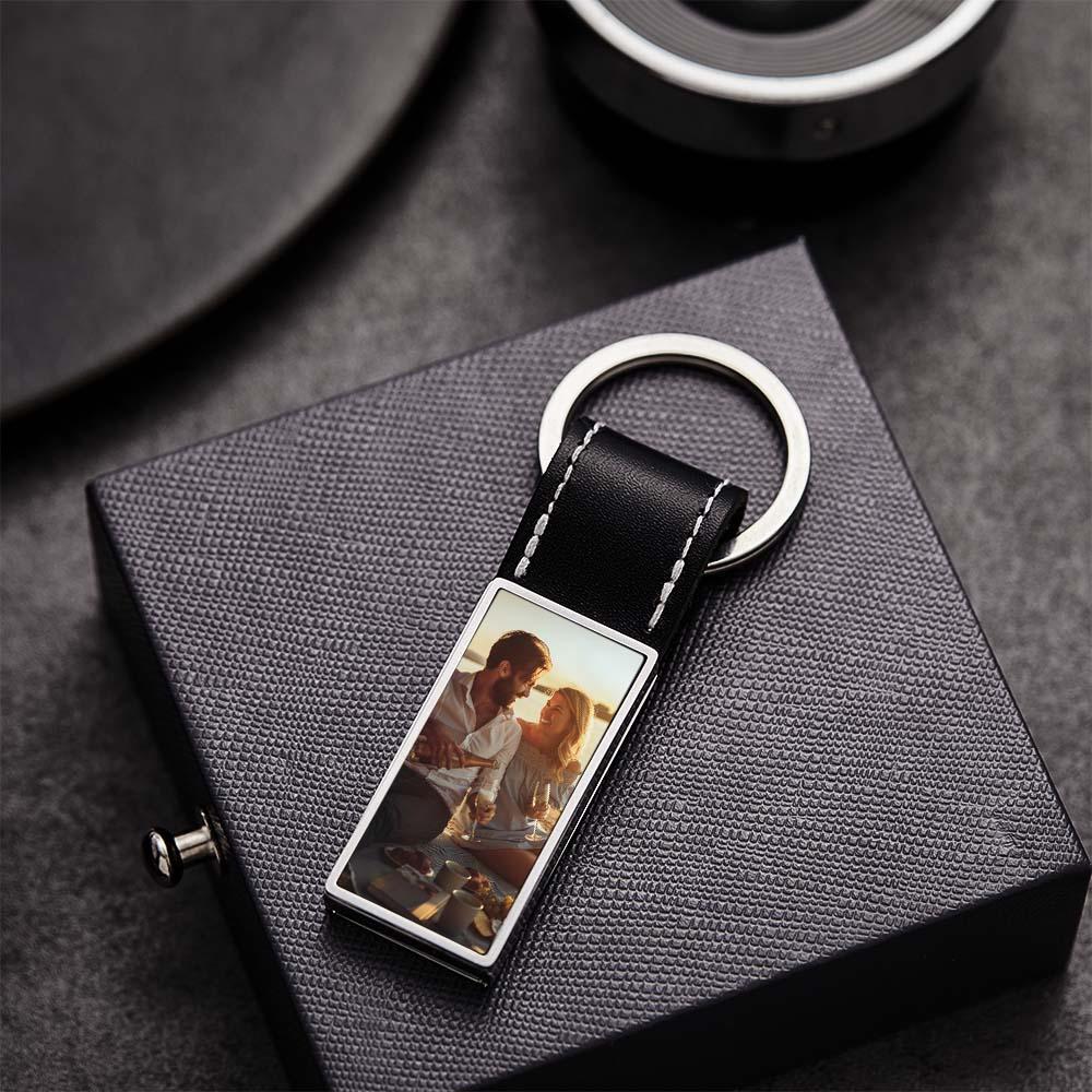Scannable Spotify Code Song Photo Keychain Cadeaux Créatifs Personnalisés Pour Les Couples - votrecollierprenomfr