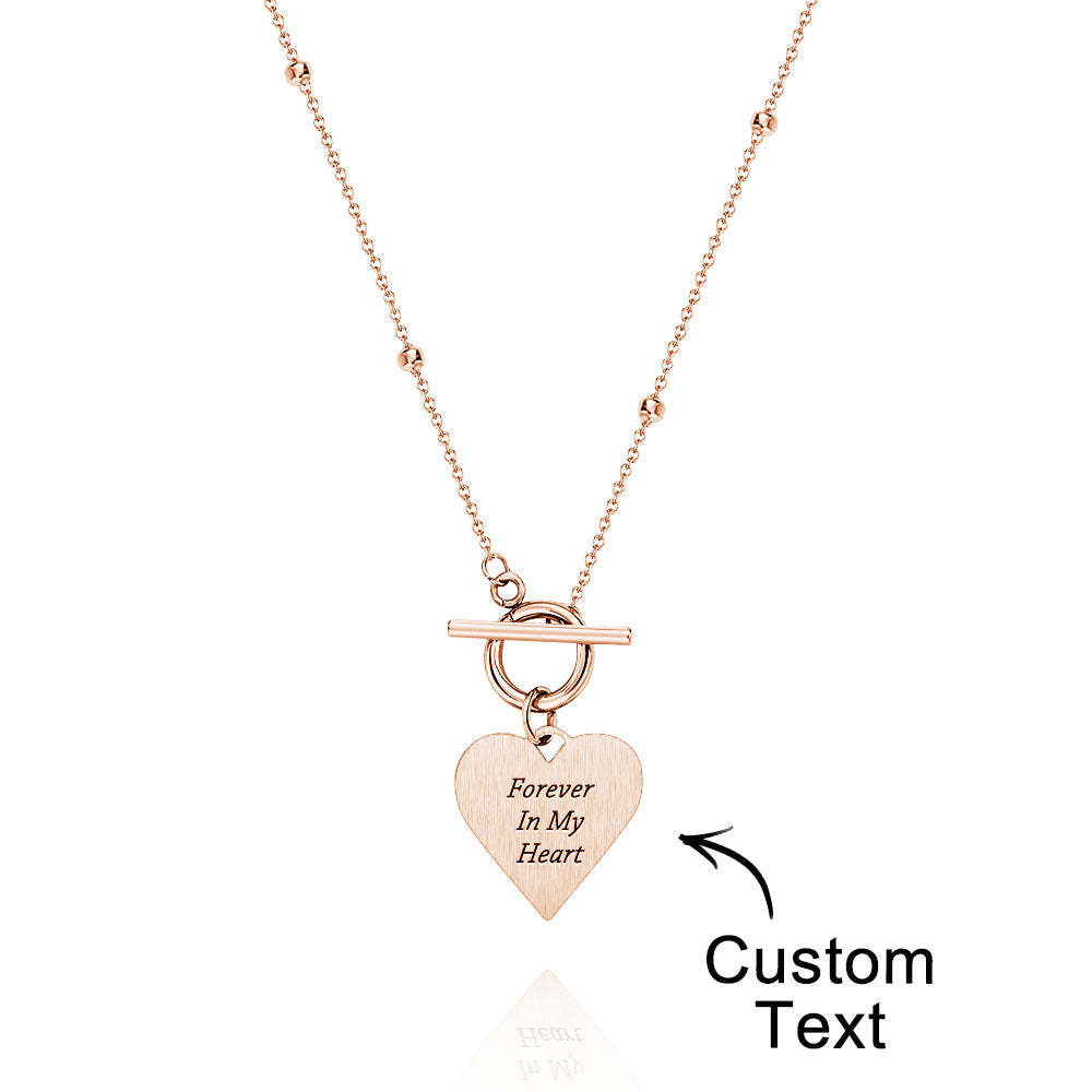 Collier Texte Personnalisé Collier Touche D'amour Pour Elle - votrecollierprenomfr
