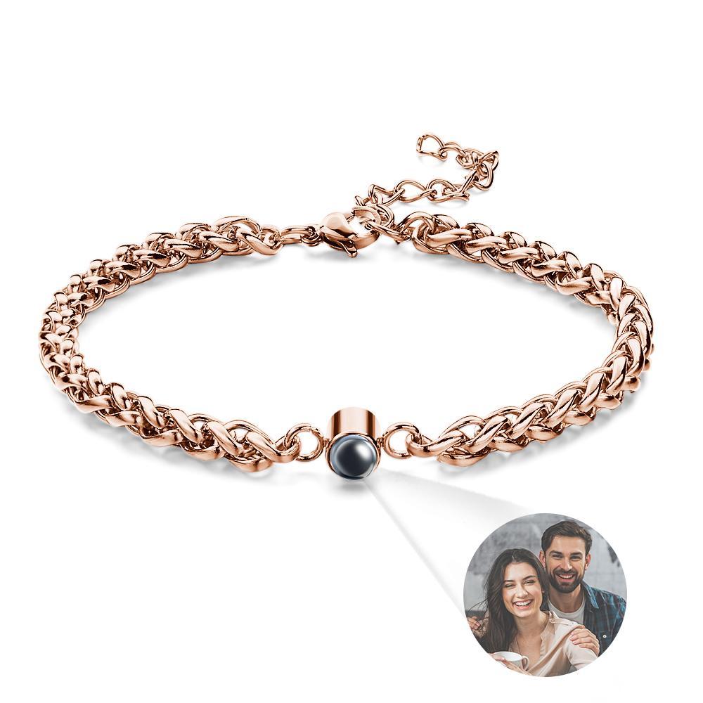 Bracelet De Projection Personnalisé En Os De Dragon, Cadeau Simple - votrecollierprenomfr