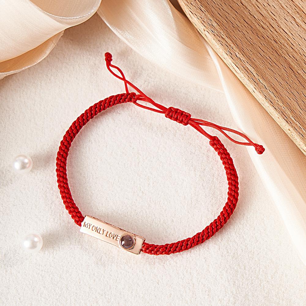 Bracelet Photo Projection Personnalisée Mon Seul Amour Cadeaux Uniques Pour Couple - votrecollierprenomfr