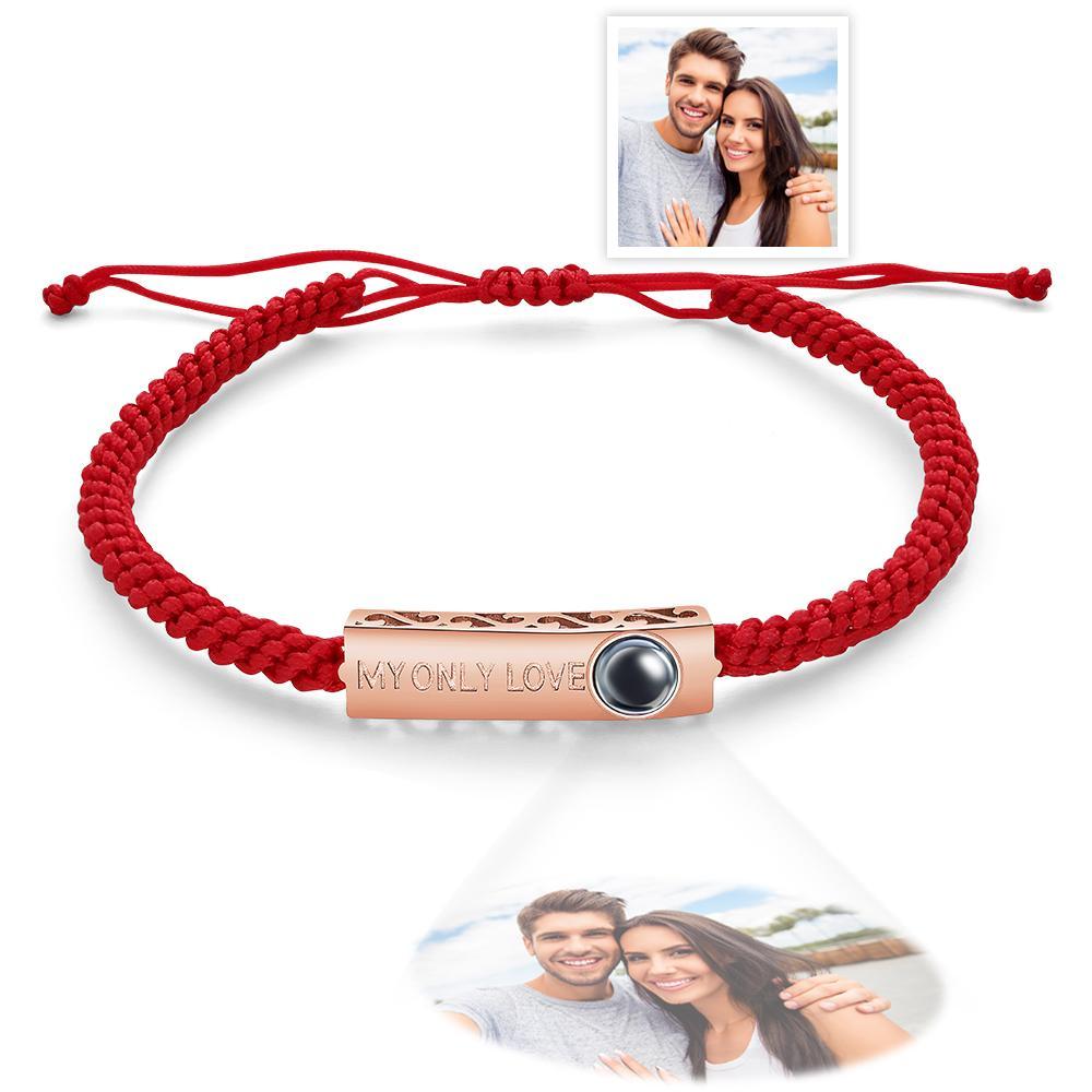 Bracelet Photo Projection Personnalisée Mon Seul Amour Cadeaux Uniques Pour Couple - votrecollierprenomfr